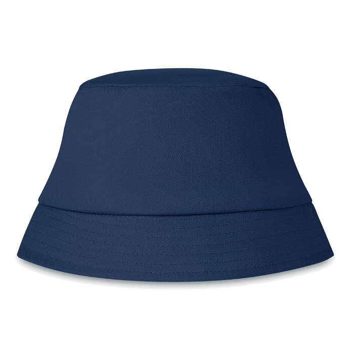BILGOLA - ZONNE-VISSERSHOED KATOEN 160G - met logo of onbedrukt bestellen - Marineblauw