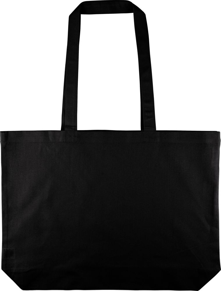 Katoen (140 gsm) boodschappentas Tarin - voor bedrijven en relatiegeschenken - Zwart