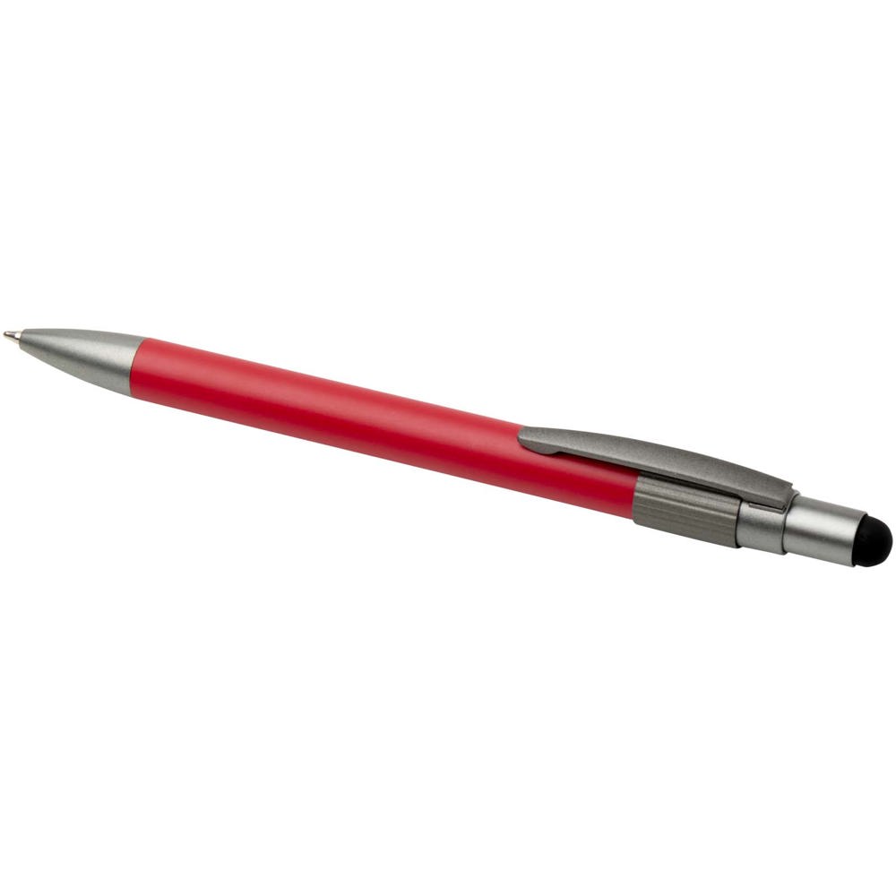 Rill RCS gerecycleerde balpen met stylus en fidget spinner (blauwe inkt)