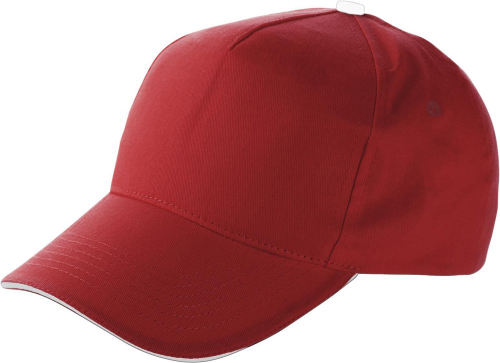 Katoenen pet Beau - kopen of bedrukken - Rood