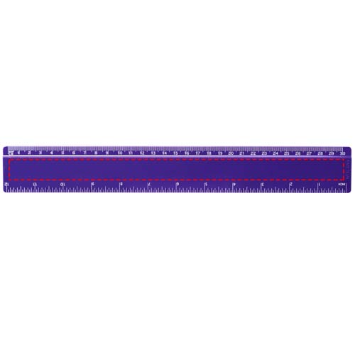 Renzo 30 cm kunststof liniaal