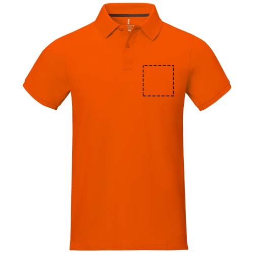 Calgary 200 g/m² herenpolo met korte mouwen