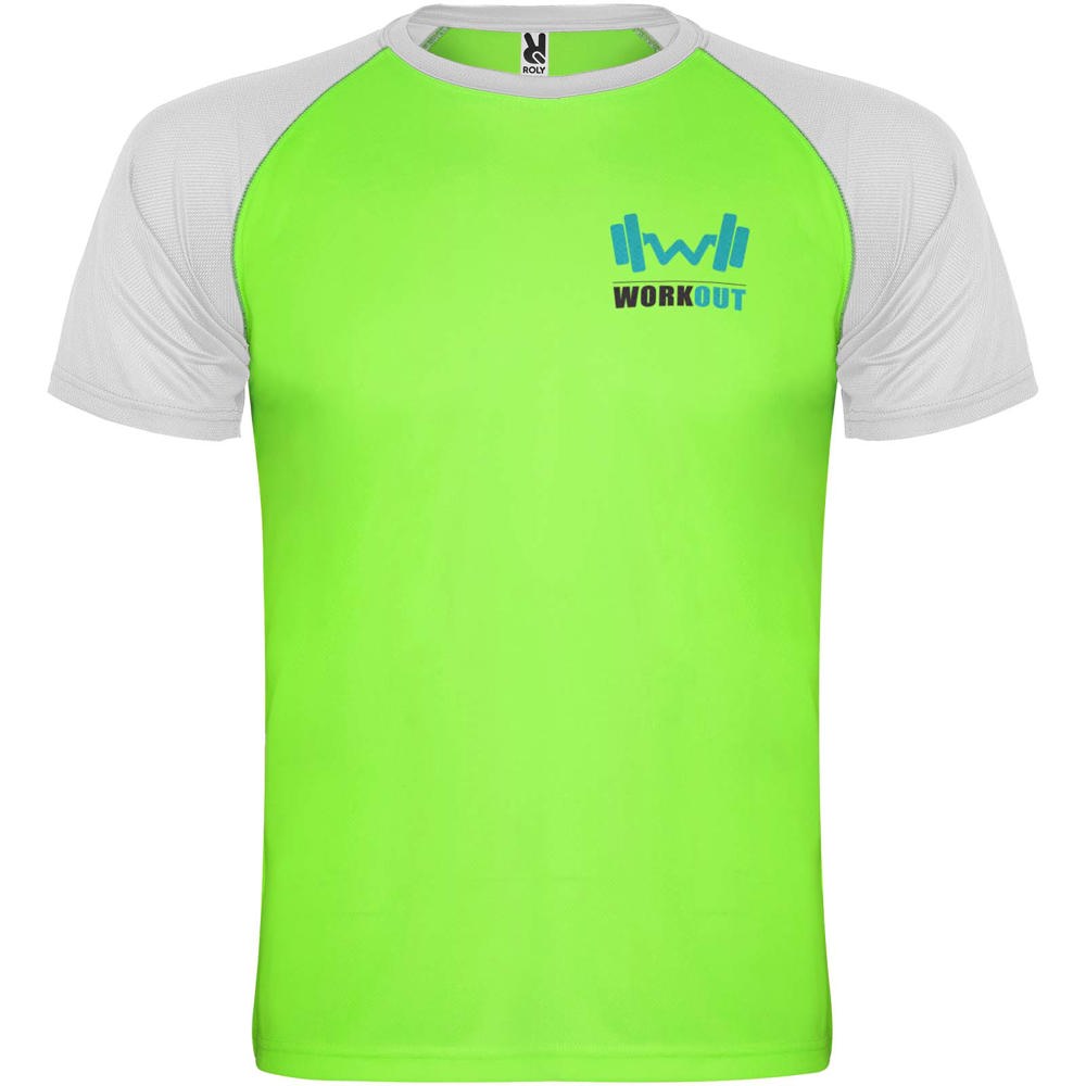 Indianapolis 140 g/m² sportshirt met korte mouwen voor kinderen