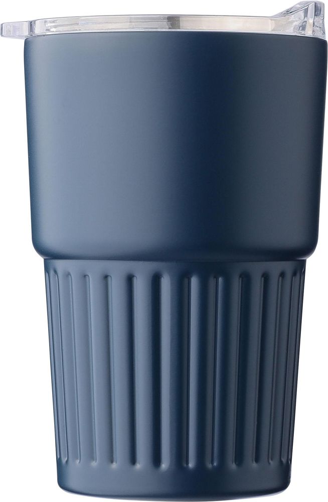 Gerecyclede roestvrijstalen dubbelwandige reismok (450 ml) Calo