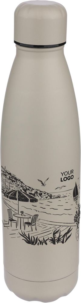 Gerecyclede dubbelwandige drinkfles 500 ml Sunny