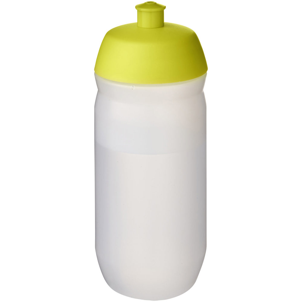 HydroFlex™ Clear knijpfles van 500 ml - bedrukt of onbedrukt verkrijgbaar - Lime, Mat helder