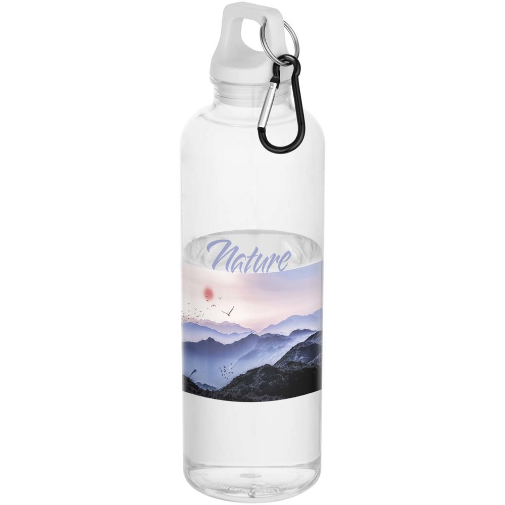 Oregon 750 ml waterfles van RCS-gecertificeerd gerecycled plastic met karabijnhaak