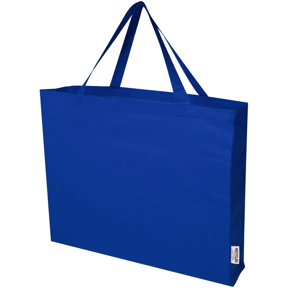 Odessa draagtas van 220 g/m² GRS gerecycled katoen 40L - voor bedrijven en relatiegeschenken - Koningsblauw