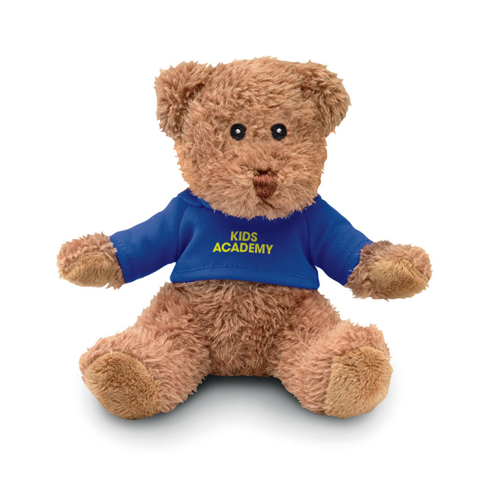 JOHNNY T - Teddybeer met T-shirt - bedrukt of onbedrukt verkrijgbaar