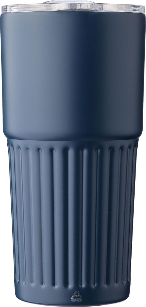 Gerecyclede roestvrijstalen dubbelwandige drinkmok (500 ml) Kael - met logo of onbedrukt bestellen