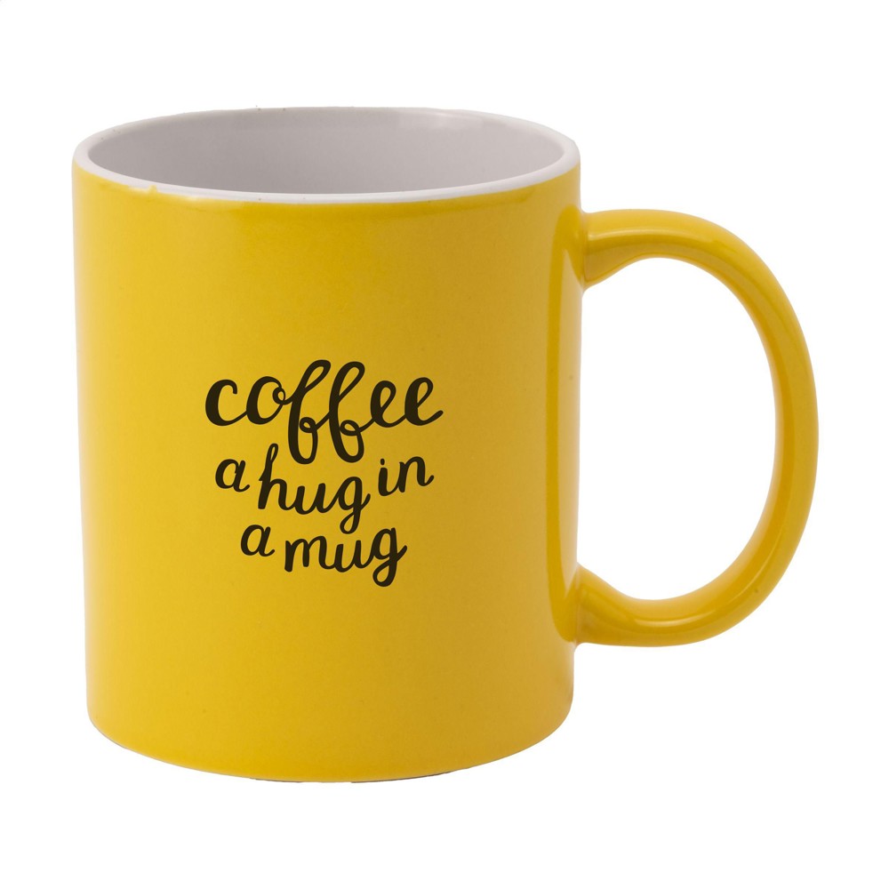 Kitty Mug 350 ml mok - geel (± PMS 7406)