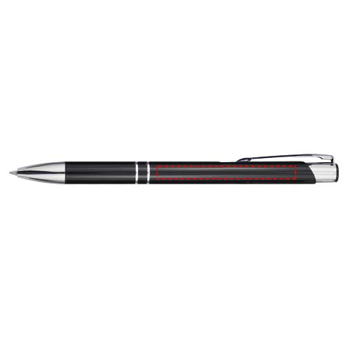 Moneta aluminium balpen (zwarte inkt)