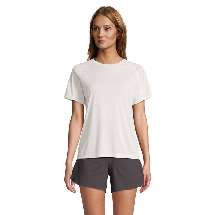 VORTEX WOMEN - VORTEX WOMEN RAGLAN T-SHIRT - voor bedrijven en relatiegeschenken - Gebroken Wit