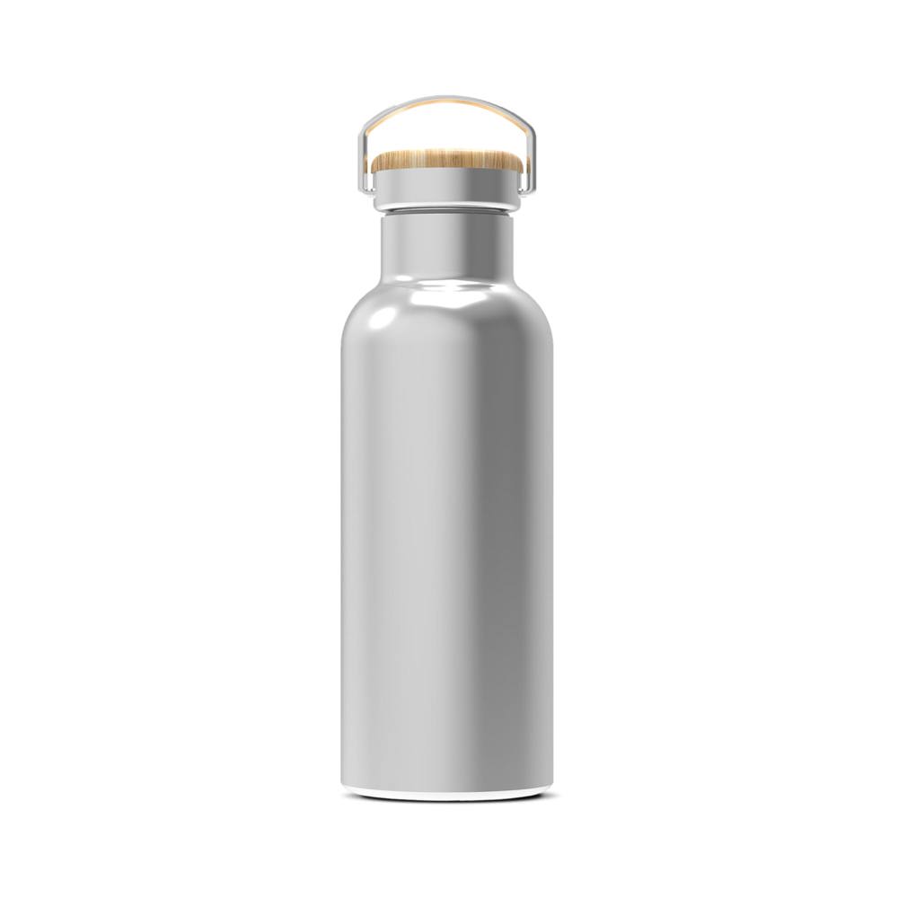 Thermofles Ashton 500ml - bedrukt of onbedrukt verkrijgbaar - Zilver