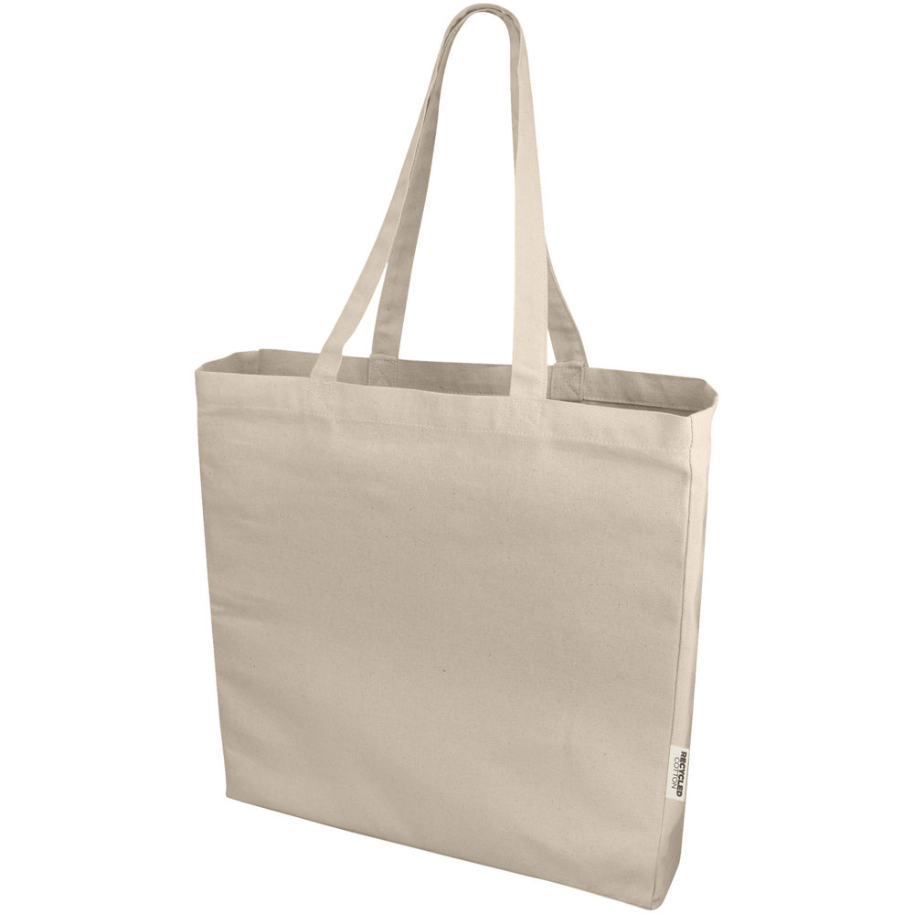 Odessa 220 g/m² GRS gerecyclede totebag 13L - voor bedrijven en relatiegeschenken - Natuur