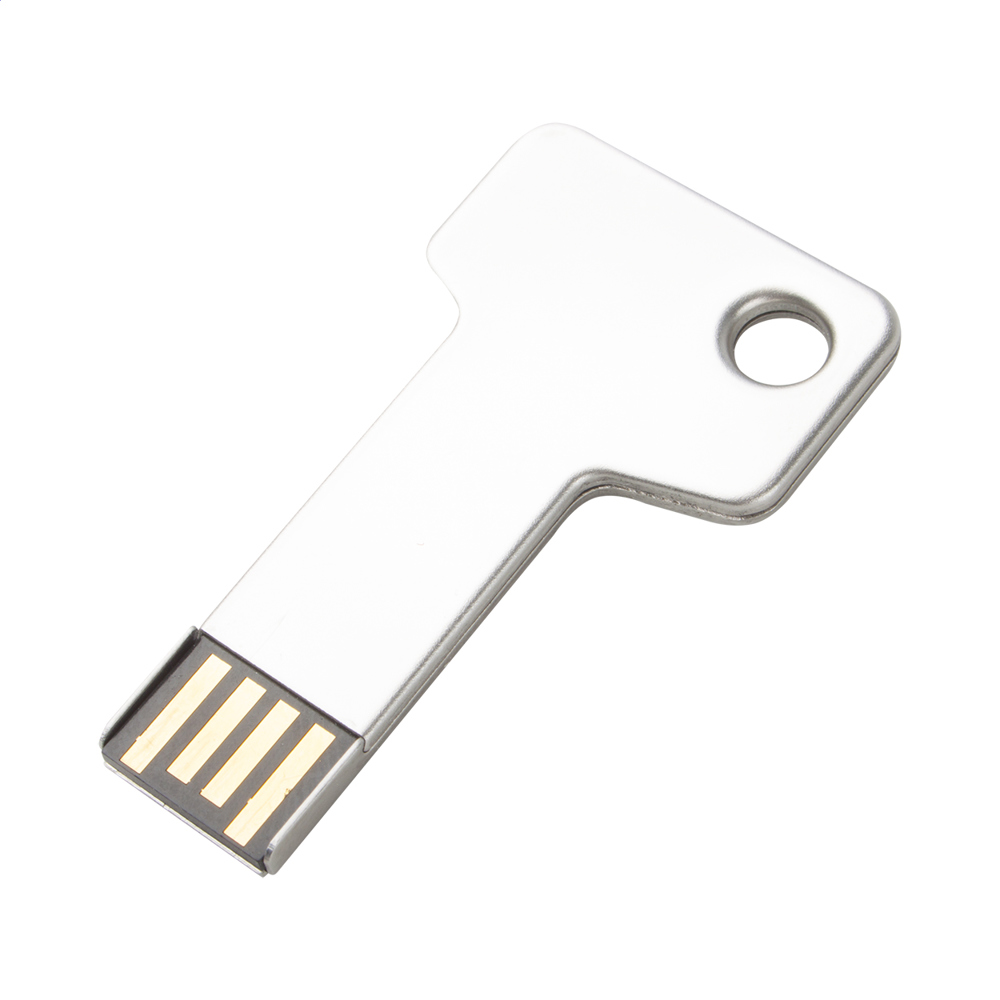 Keygo - USB flash drive - met logo of onbedrukt bestellen - 16GB-zilver
