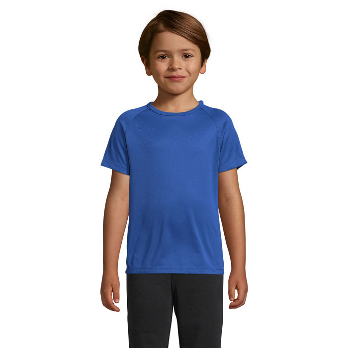 SPORTY KIDS - SPORTY kinder t-shirt 140g - met logo of onbedrukt bestellen - Koningsblauw