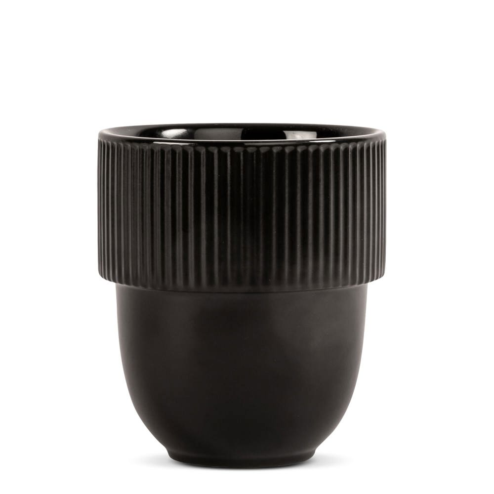 Sagaform Inka beker 270ml - voor bedrijven en relatiegeschenken - zwart