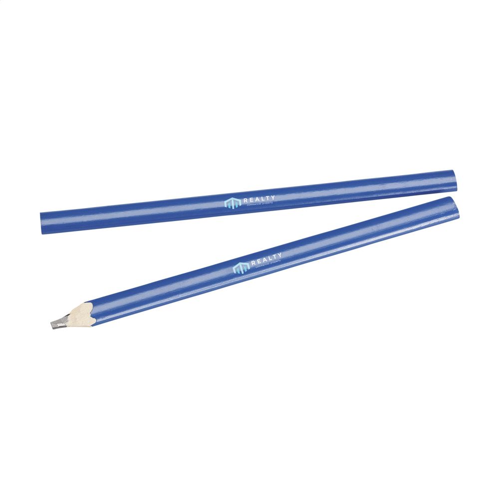 Carpenter timmermanspotlood - voor bedrijven en relatiegeschenken - Blauw