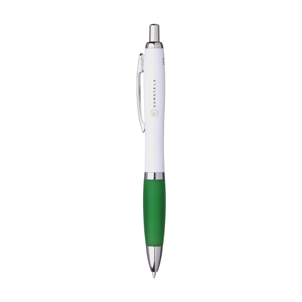 Athos Trans RCS Recycled ABS pennen - groen (± PMS 877C)