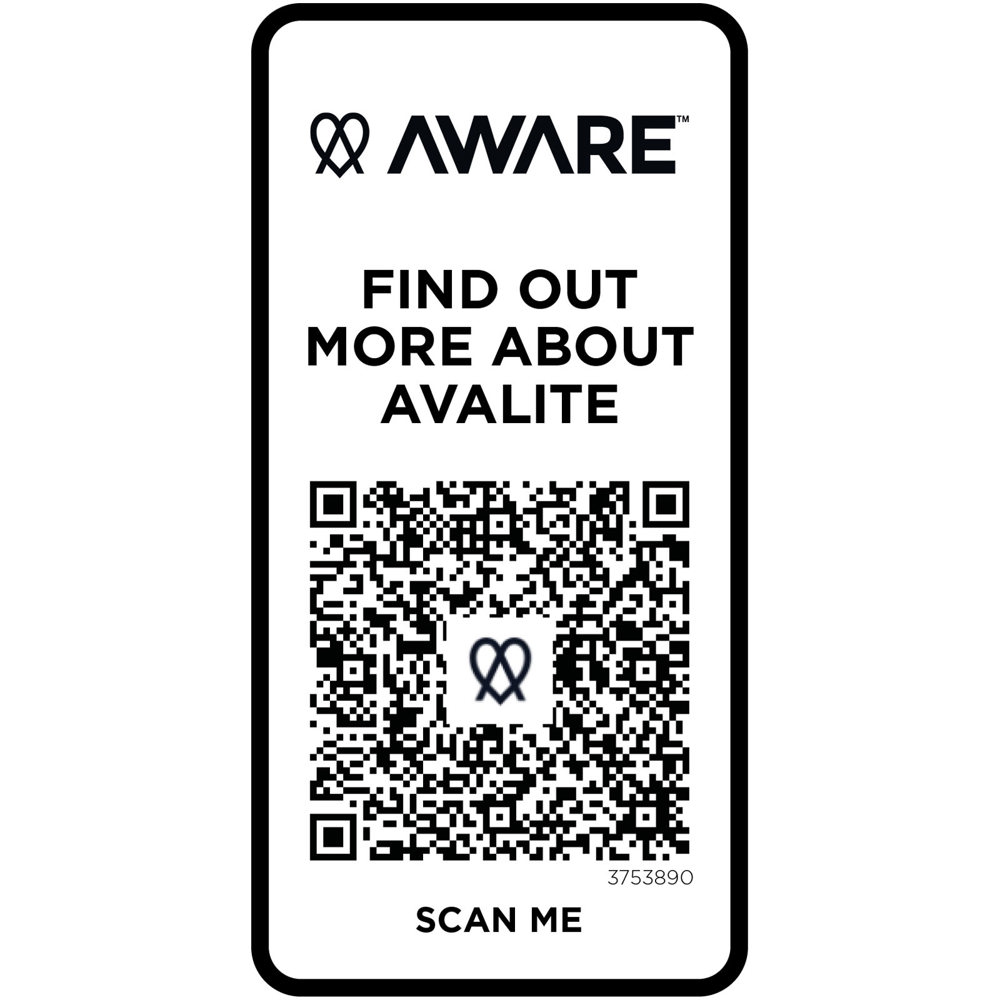 Avalite 160 g/m² unisex Aware™ gerecycled T-shirt met korte mouwen
