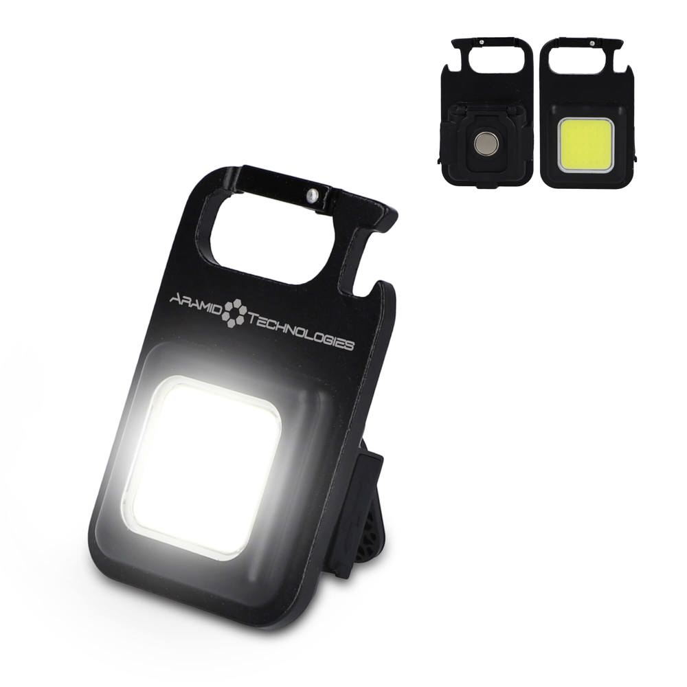 COB oplaadbare magnetische lamp - bedrukt of onbedrukt verkrijgbaar