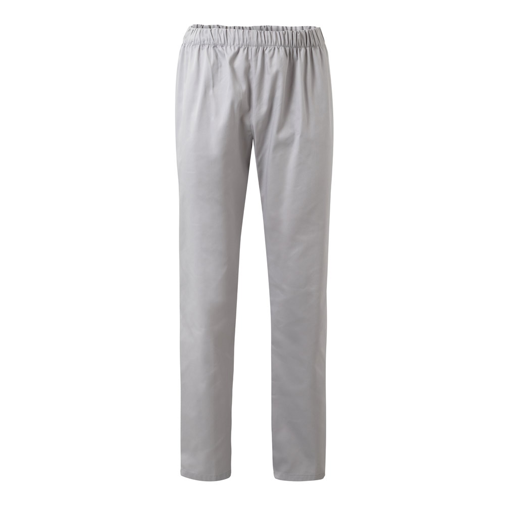 VL APHRODITE. Twill broek (190g/m²), van katoen (35%) en polyester (65%) - voor bedrijven en relatiegeschenken - Licht grijs