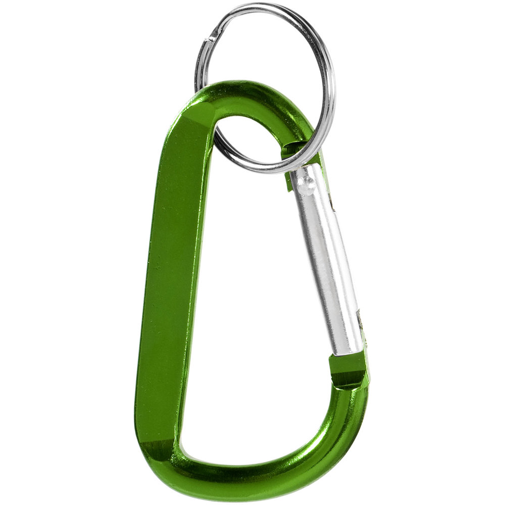 Timor RCS-sleutelhanger van gerecycled aluminium met karabijnhaak