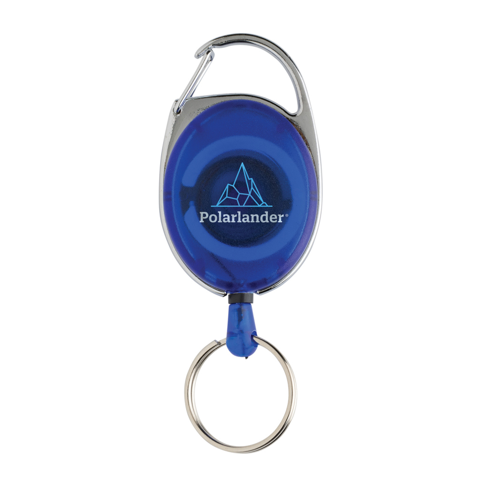 Roller clip sleutelhanger gemaakt van RCS gerecycled plastic