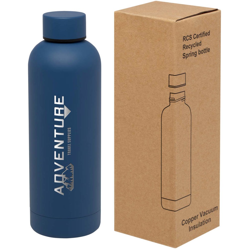 Spring 500 ml RCS-gecertificeerde gerecyclede roestvrijstalen koperen vacuümgeïsoleerde fles