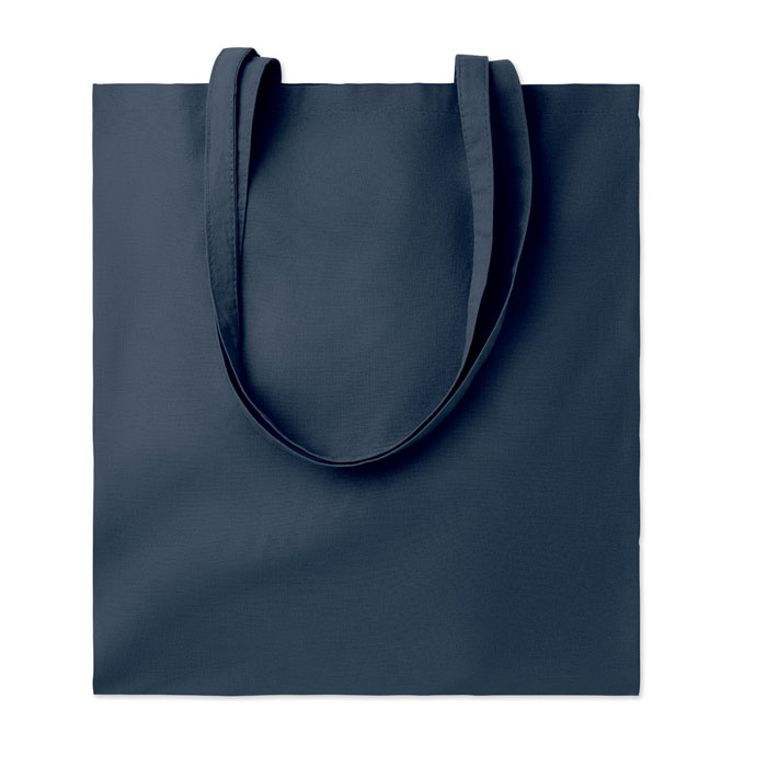 TURA COLOUR - Tas organisch katoen EU - voor bedrijven en relatiegeschenken - Marineblauw