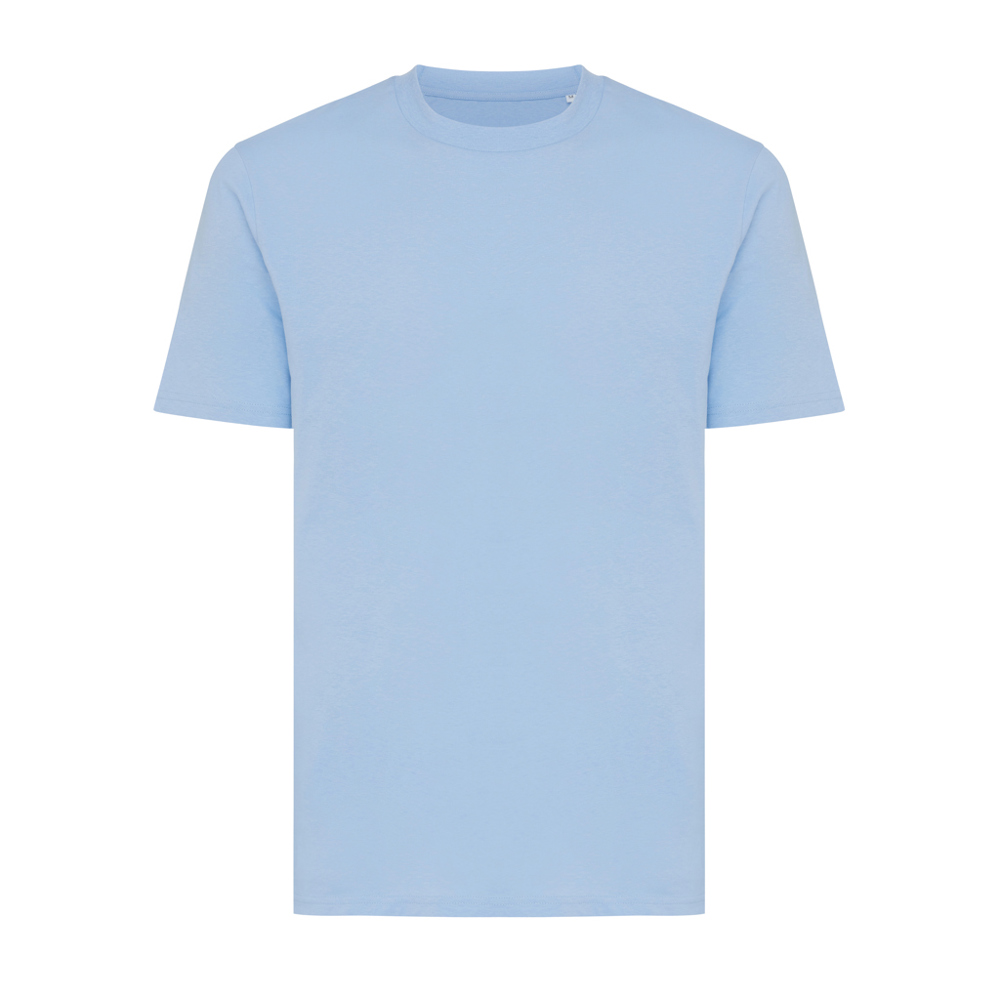IQONIQ Sierra lichtgewicht gerecycled katoen t-shirt - voor bedrijven en relatiegeschenken - sky blue (± PMS 15-3930 TCX)