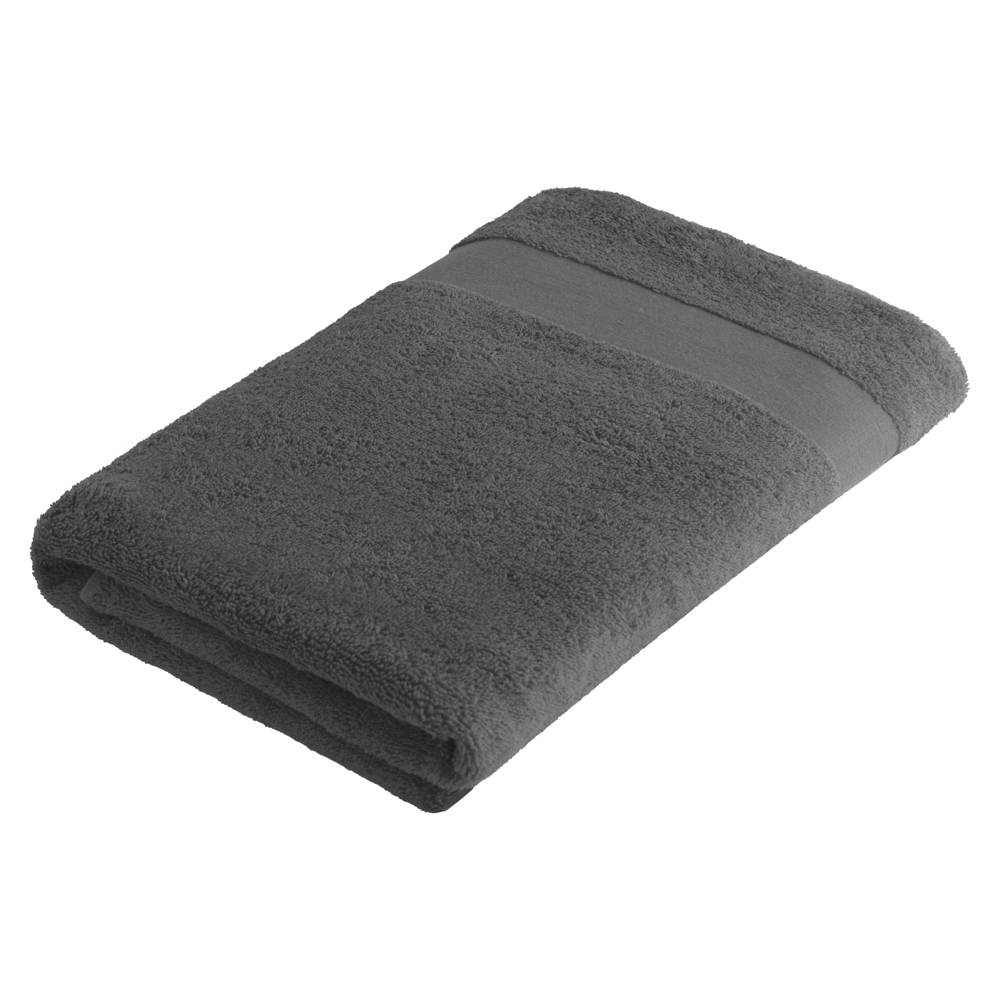 Sophie Muval handdoek bio 140x70 cm, 500 gr/m² - met logo of onbedrukt bestellen - Donkergrijs (PMS Cool Grey 11c) / Donkergrijs