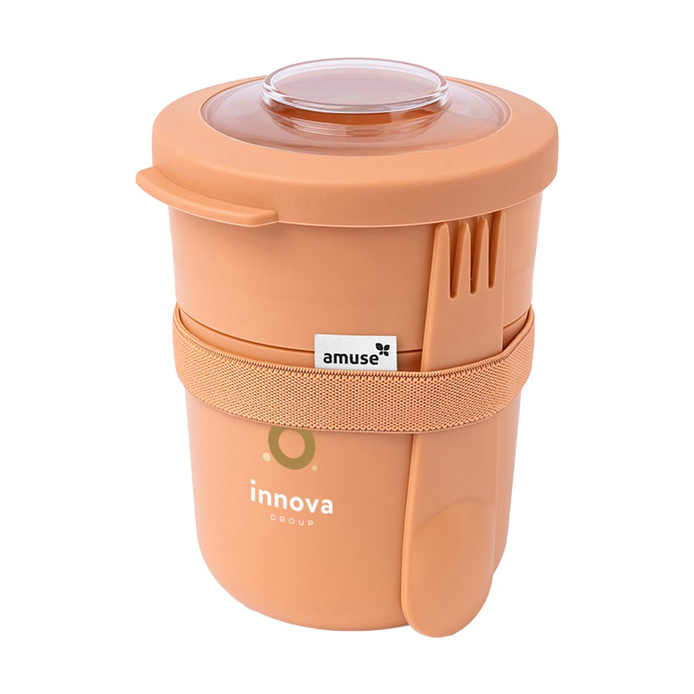 Amuse Tylla Food Bowl Duo 600 ml - oranje