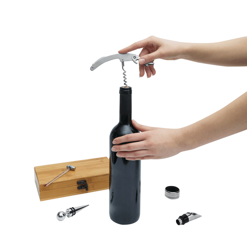BAMBOO PLEASURE - Wijnset - voor bedrijven en relatiegeschenken