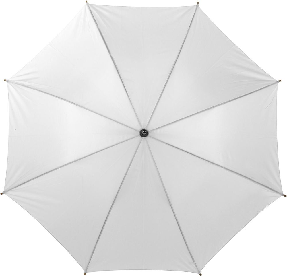 Polyester (190T) paraplu Kelly - Wit