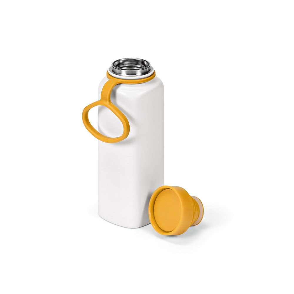 Ural fles gerecycled roestvrij staal 820 ml - Donkergeel