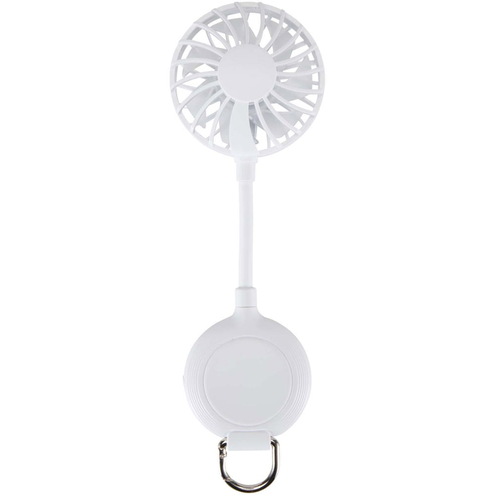 Ventio draagbare ventilator van gerecycled plastic met magneet