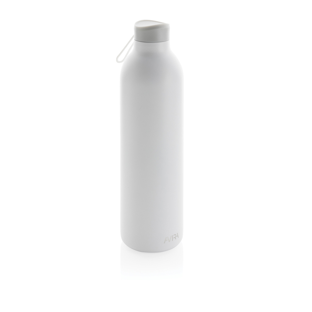 Avira Avior RCS gerecycled roestvrijstalen fles 1L - kopen of bedrukken - wit (± PMS White)