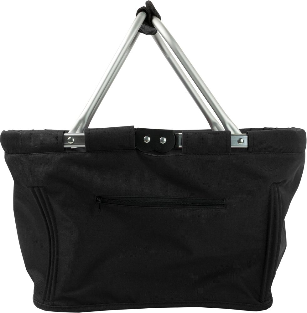 Polyester (600D) boodschappentas Nadine - met logo of onbedrukt bestellen - zwart