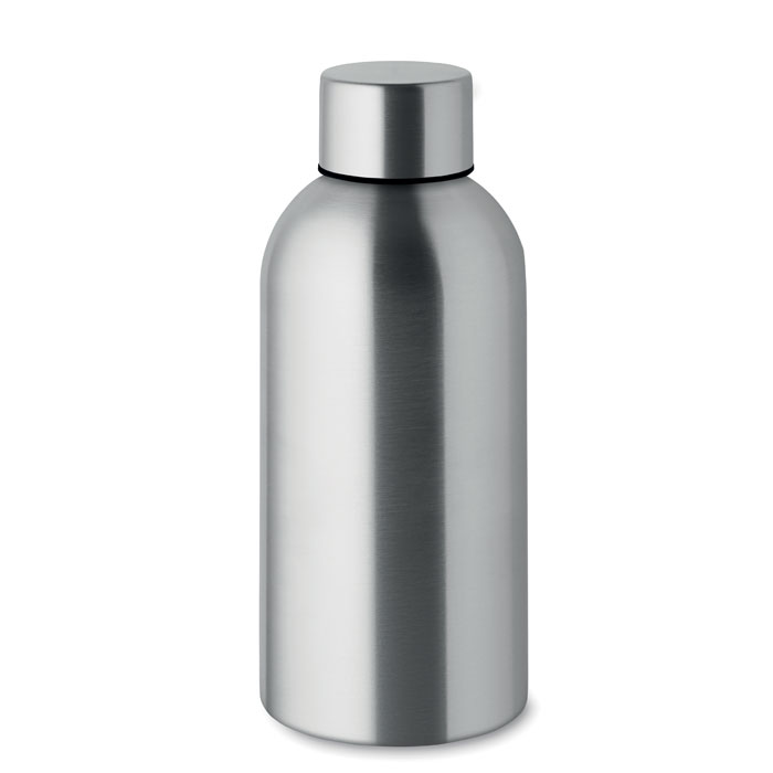 ATHENA MID - Enkelwandige fles 500ml - voor bedrijven en relatiegeschenken - Mat zilver