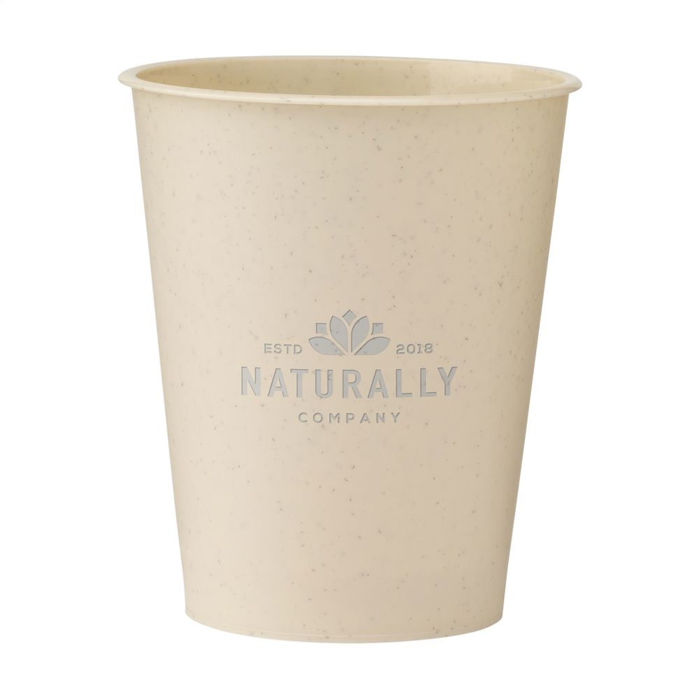CirculCup Basic 280 ml - met logo of onbedrukt bestellen - beige graphite