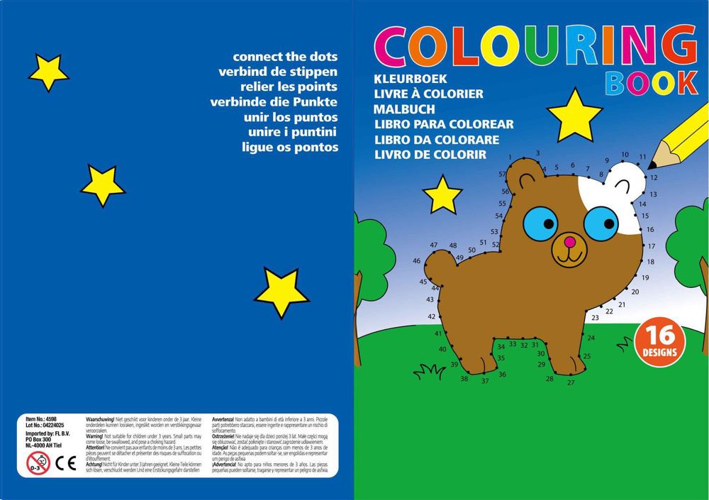 Kartonnen kleurboek Constanze