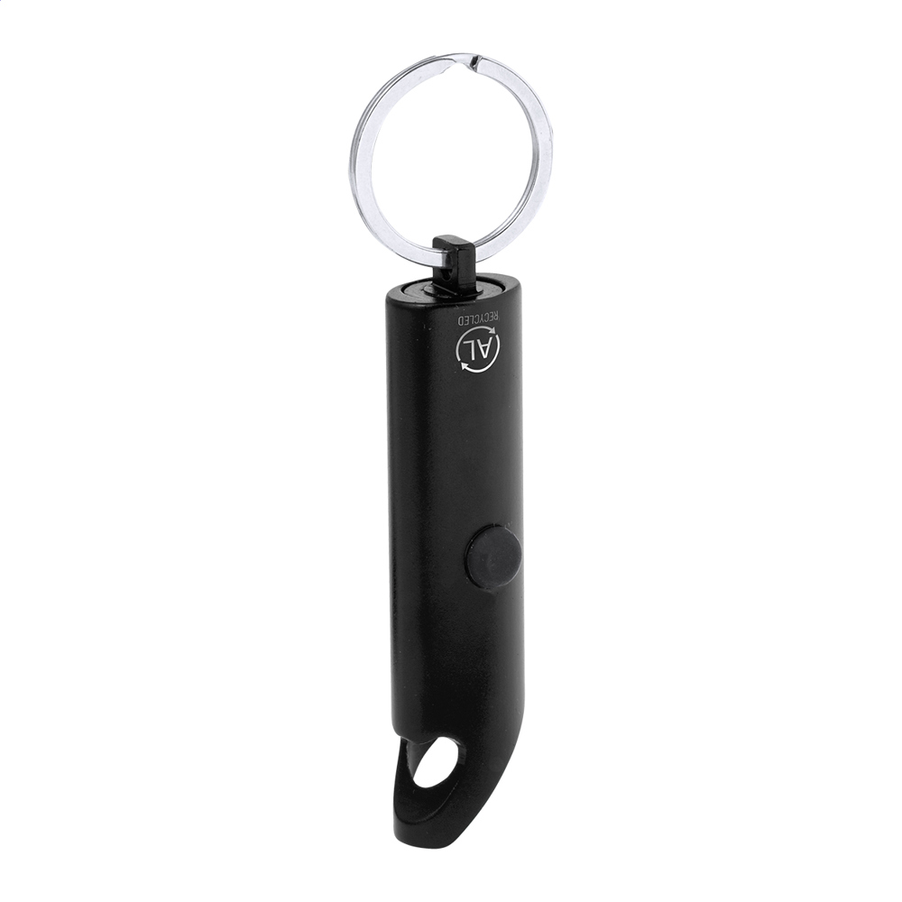 Rutto - flesopener zaklamp - met logo of onbedrukt bestellen - zwart