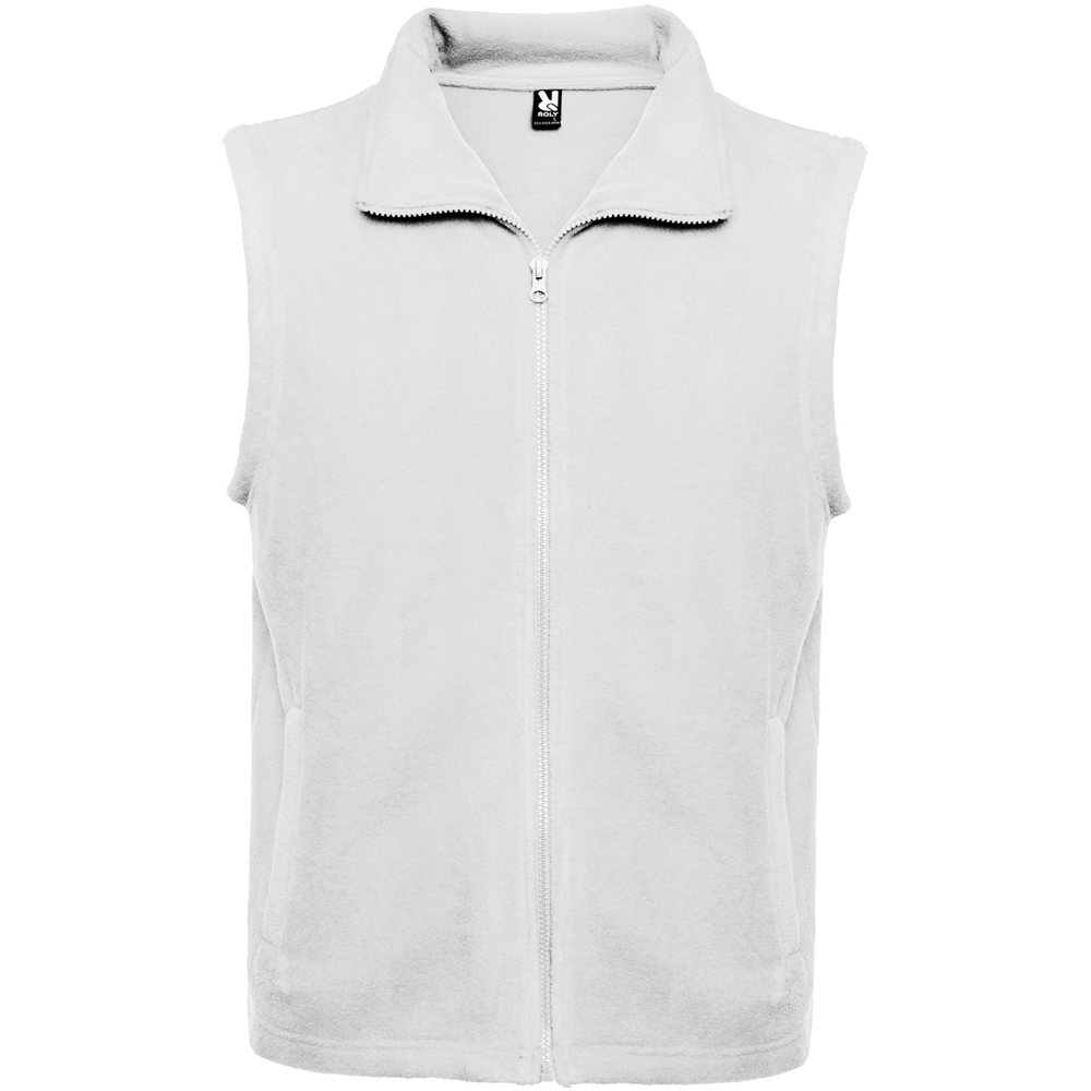 Bellagio unisex fleece bodywarmer - voor bedrijven en relatiegeschenken - wit