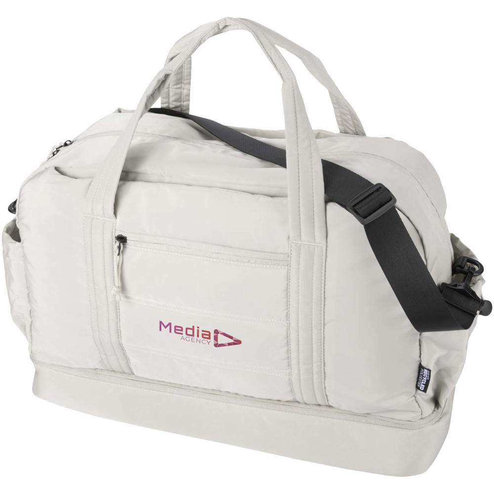 Puffer GRS gerecycleerde duffelbag met geïsoleerde bodem 30L