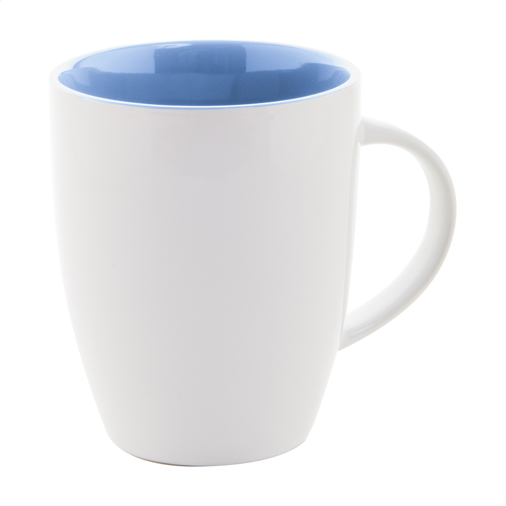 Maia - mok - bedrukt of onbedrukt verkrijgbaar - licht blauw/wit