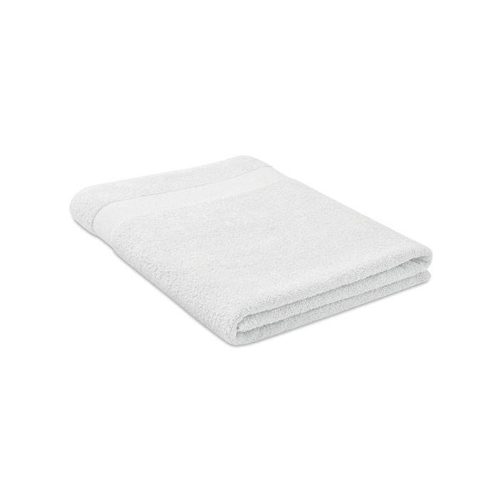 MERRY - Handdoek organisch 180x100 - kopen of bedrukken - Wit