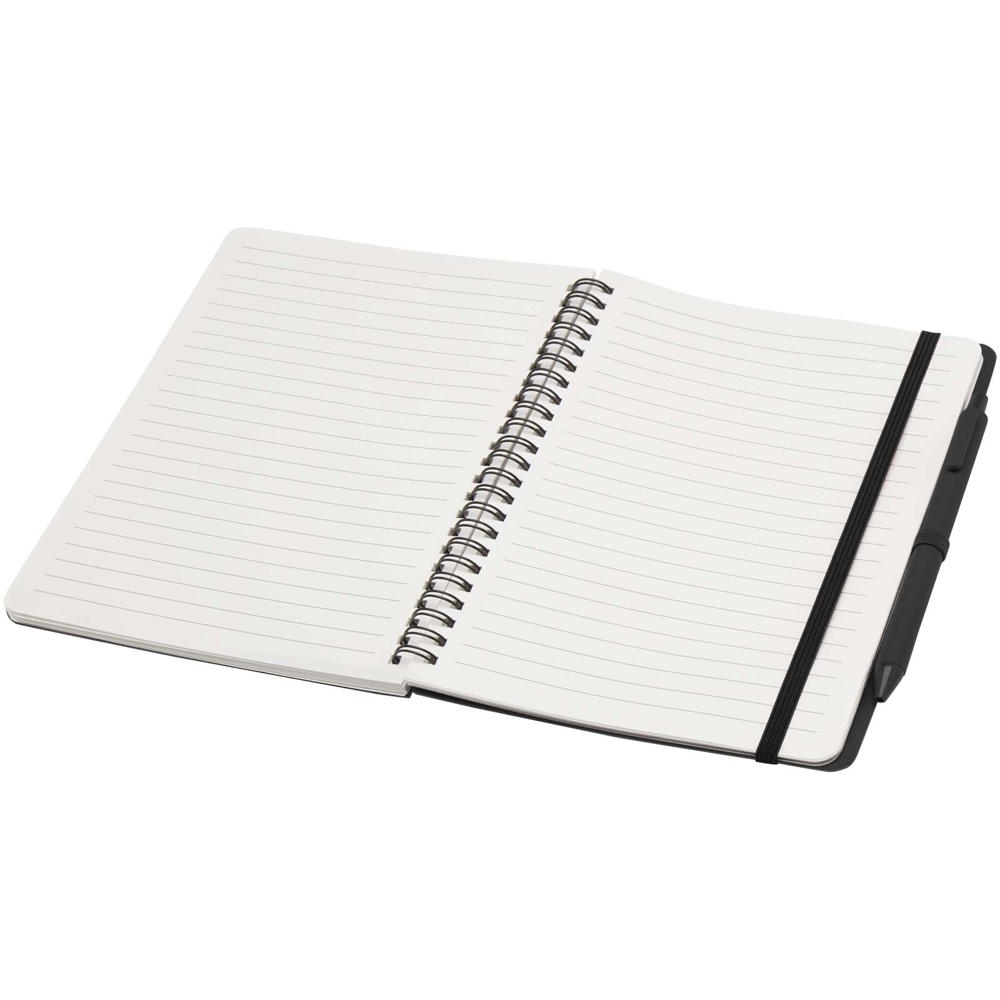 Thalaasa A5 ocean-bound hardcover notitieboek met balpen (zwarte inkt)