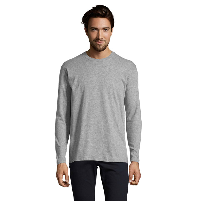 MONARCH - MONARCH HEREN T-Shirt 150g - bedrukt of onbedrukt verkrijgbaar - Grijs Gemeleerd